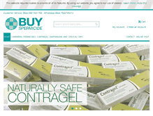 Tablet Screenshot of buyspermicide.com